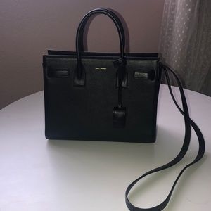 Saint Laurent Sac De Jour Black- Baby size